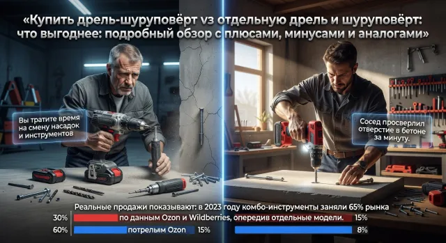 Купить дрель-шуруповёрт vs отдельную дрель и шуруповёрт: что выгоднее: подробный обзор с плюсами, минусами и аналогами